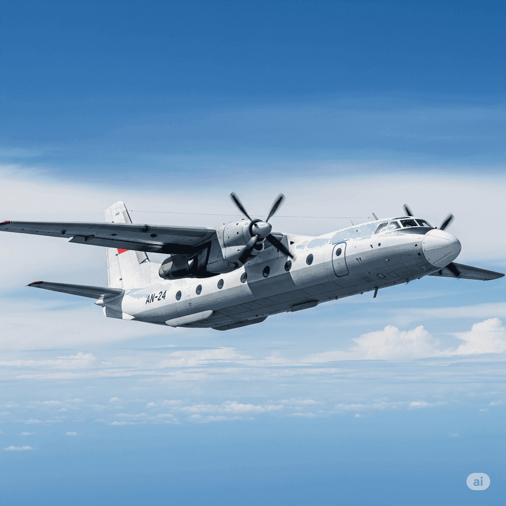 Antonov An-24 With Nearly 50 Aboard Crashes in Russia’s Amur Region