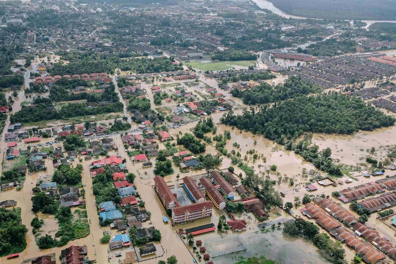 Flooded Regions in Australia.