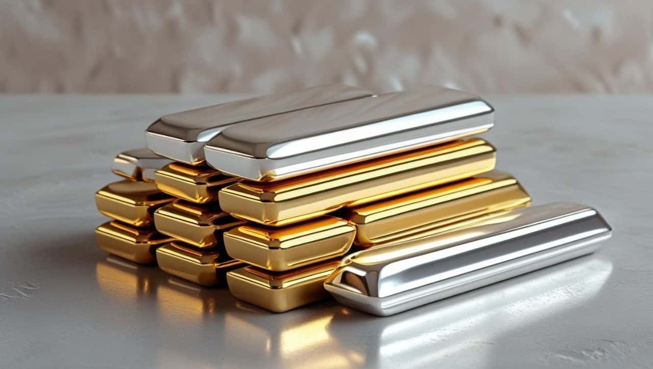 Gold & Silver Bars. (Symbolic Image)