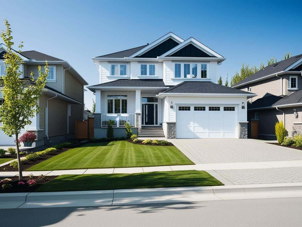 Graphical representation of a Canadian house.