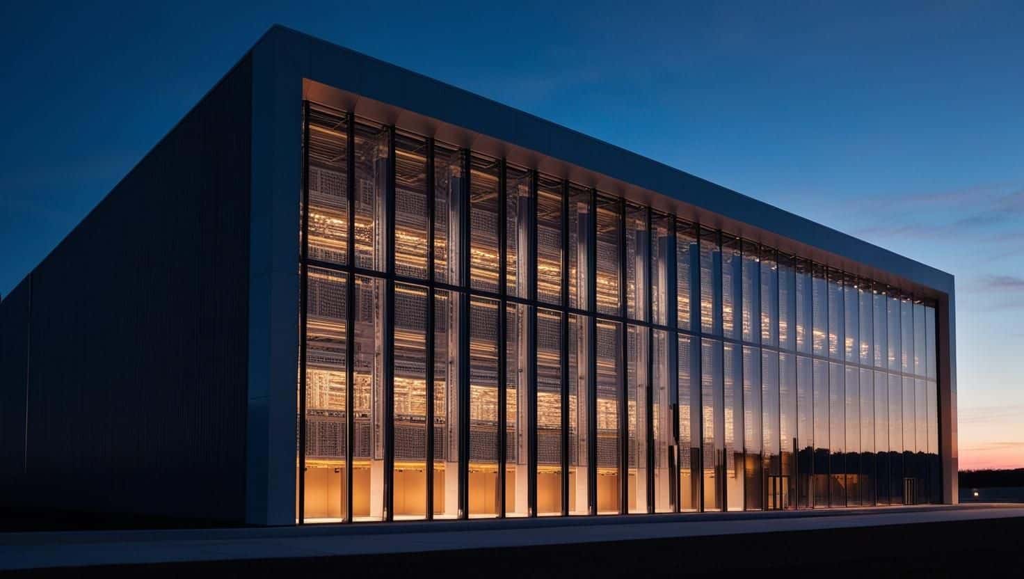 Visual representation of a data center.