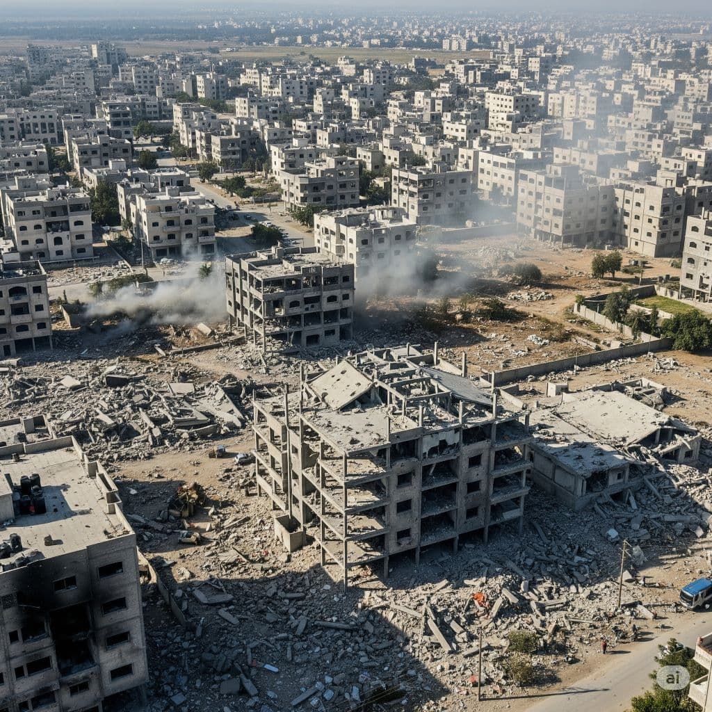 Israeli Strikes on Gaza School Shelter Kill 46, Including 31 in Deadly Blaze, as Aid Crisis Deepens