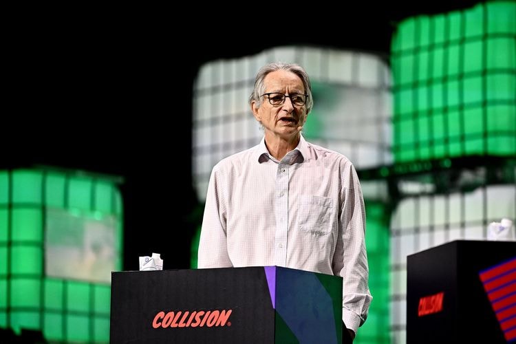 Geoffrey Hinton. Image Credits - Collision Conf. / Wikimedia