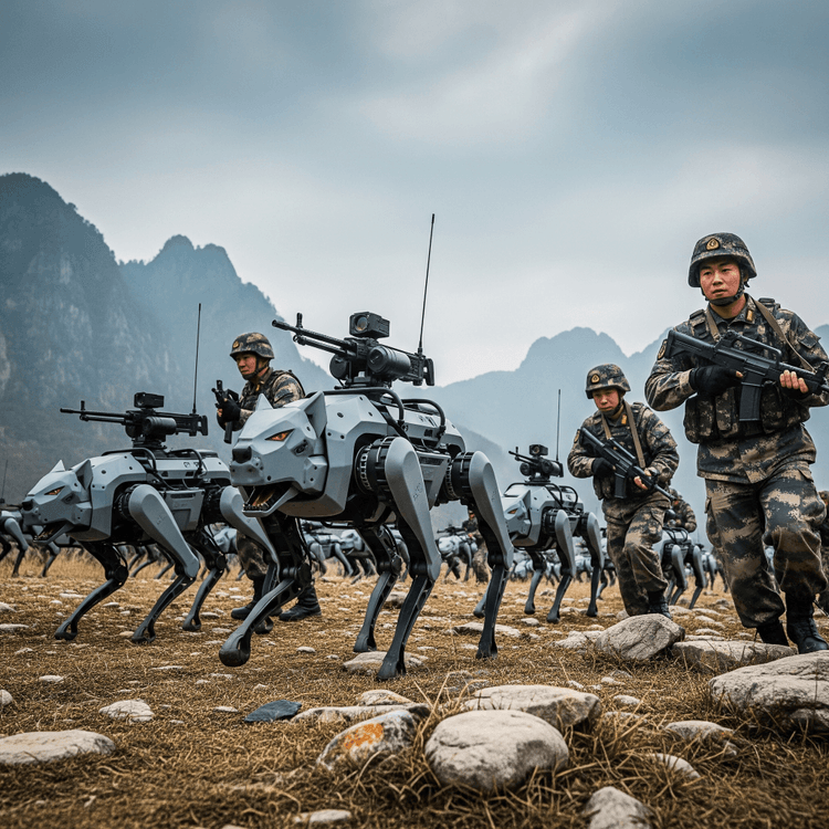 China’s robotic 'wolf pack' enhances PLA’s tactical capabilities in live exercises