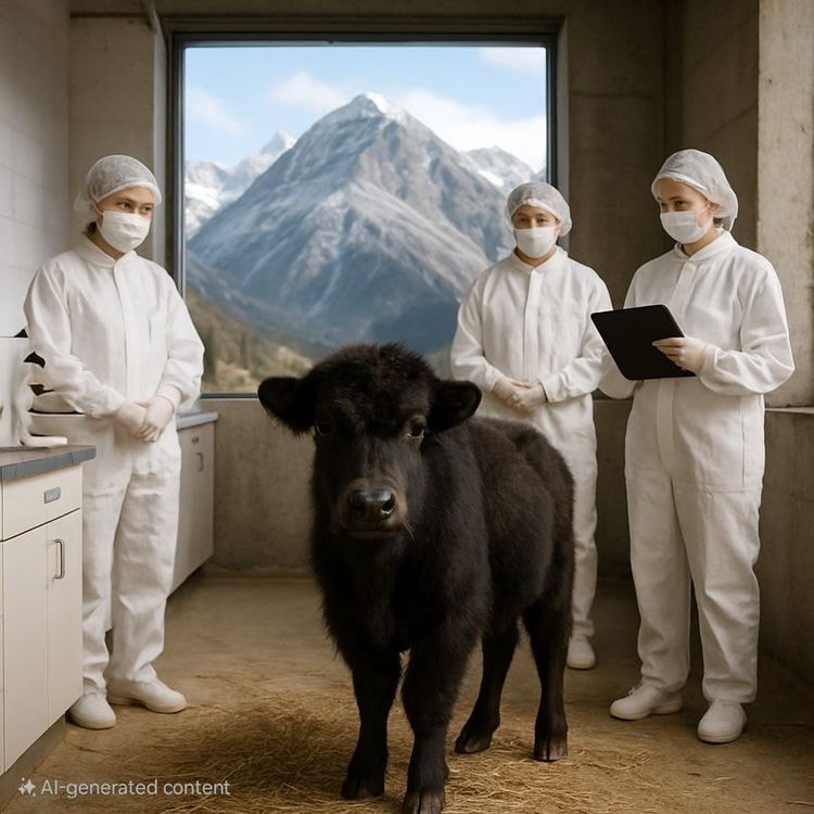 World’s First Cloned Yak Born in Tibet Using Genetic Technology