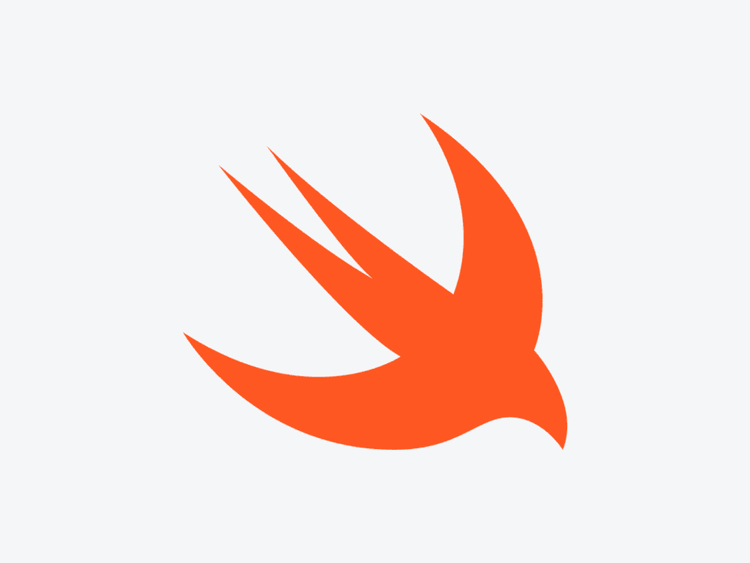 Logo of Swift, Apple’s modern and intuitive programming language.