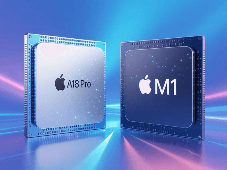 How fast is an A18 Pro MacBook versus M1?