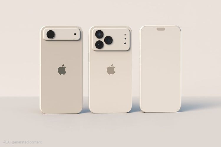 iPhone 17 conceptual renders.